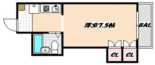 市川駅 徒歩16分 4階の物件間取画像